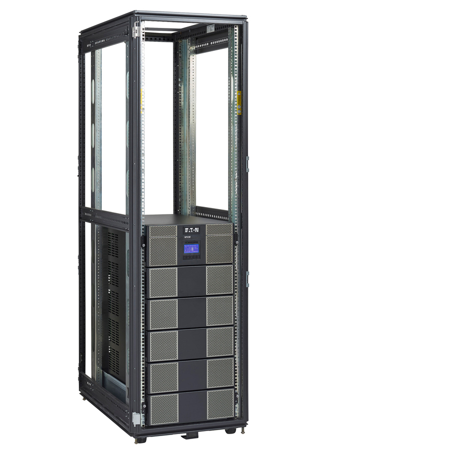 Eaton 9PXM UPS 8kVA 7.2kW 208-240V N+1 Modular Scalable Online Double-Conversion UPS, Hardwired Input, 4x 5-20R, 2 L6-30R, 2 L6-20R, 2 L14-30R Outlets, 21U