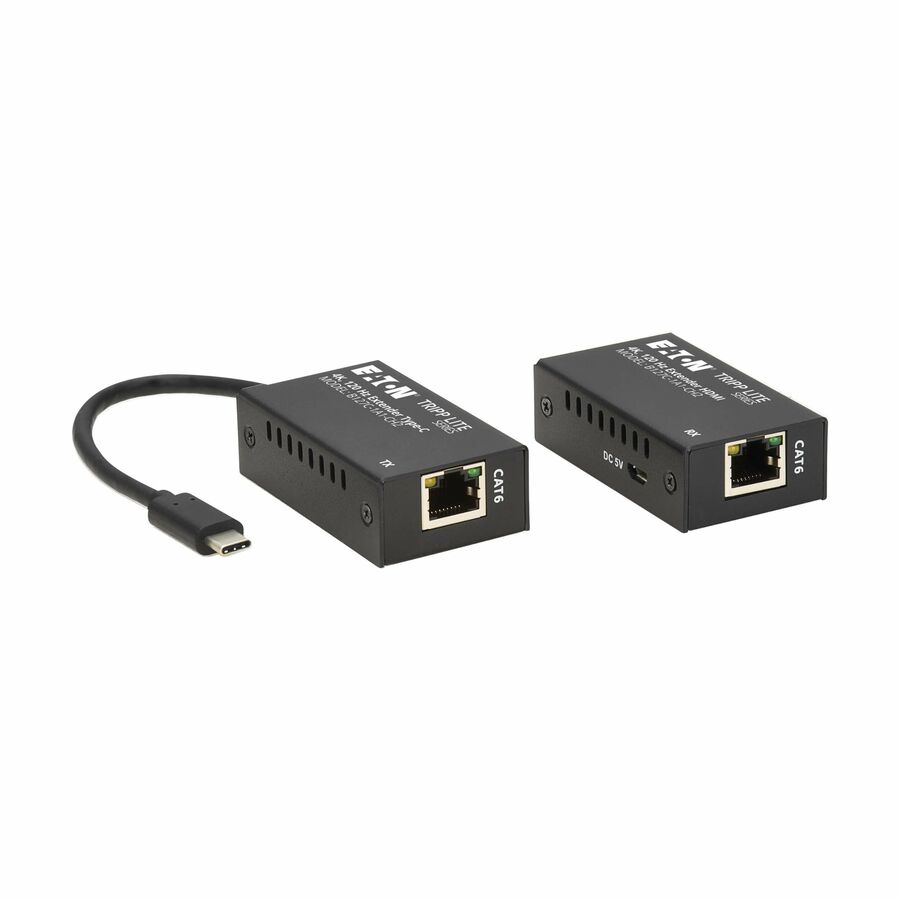 Eaton Tripp Lite Series USB-C to HDMI over Cat6 Extender Kit, Transmitter/Receiver, 4K 120 Hz, HDR10, Up to 82 ft. (25 m)