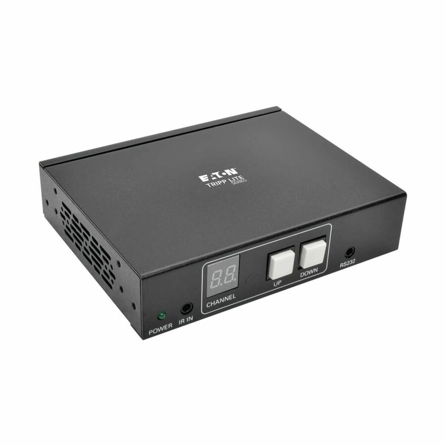 Eaton Tripp Lite Series VGA Audio + Video over IP Extender Receiver over Cat5/Cat6, RS-232 Serial and IR Control, 1920 x 1440, 328 ft. (100 m), TAA
