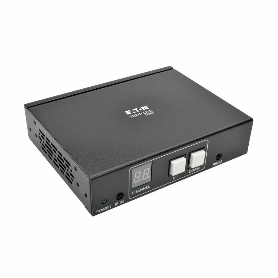 Eaton Tripp Lite Series 2-Port HDMI over IP Extender Receiver over Cat5/Cat6, RS-232 Serial and IR Control, 1080p 60 Hz, 328 ft. (100 m), TAA