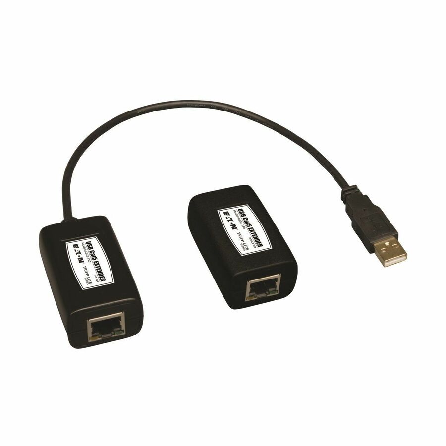 Tripp Lite by Eaton 1-Port USB over Cat5/Cat6 Extender Transmitter and Receiver up to 150 ft. (45.72 m) TAA