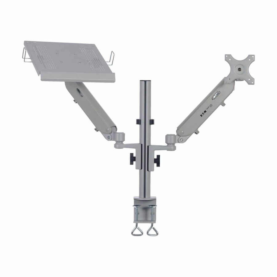 Eaton Tripp Lite Series Full-Motion Desktop Clamp for Laptop and 17" to 32" Monitor, Aluminum, TAA