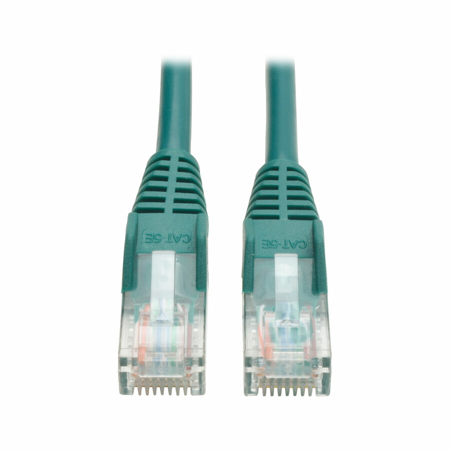 Eaton Tripp Lite Series Cat5e 350 MHz Snagless Molded (UTP) Ethernet Cable (RJ45 M/M), PoE - Green, 5 ft. (1.52 m)