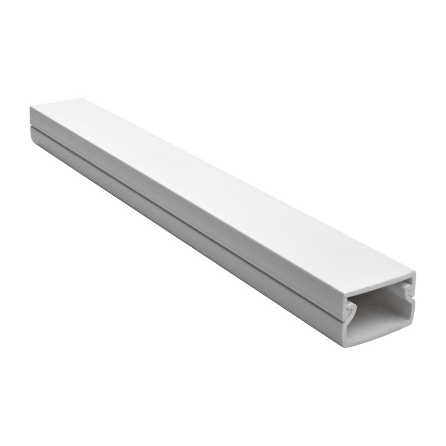 Tripp Lite by Eaton 2-Piece Raceway with Base and Cap, 20 Pack, White, 2 m, TAA