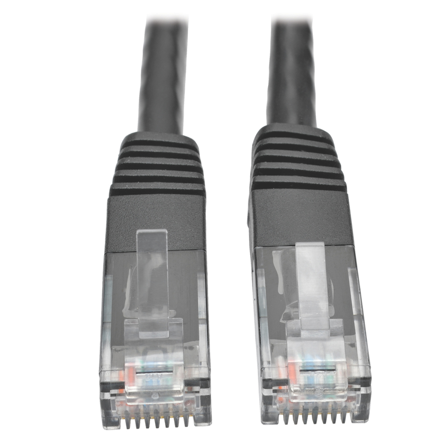 Eaton Tripp Lite Series Cat6 Gigabit Molded (UTP) Ethernet Cable (RJ45 M/M), PoE, Black, 14 ft. (4.27 m)