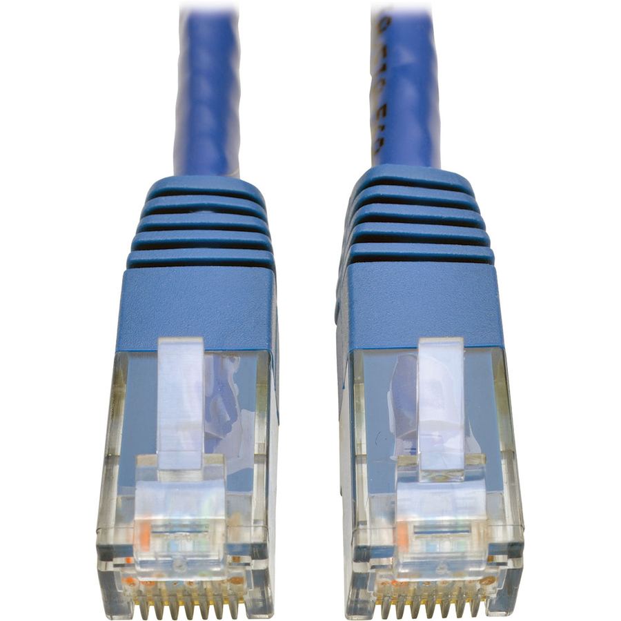 Eaton Tripp Lite Series Cat6 Gigabit Molded (UTP) Ethernet Cable (RJ45 M/M), PoE, Blue, 35 ft. (10.67 m)