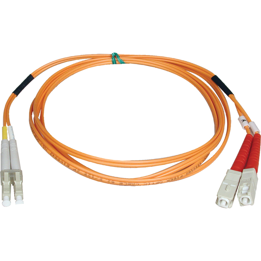 Eaton Tripp Lite Series Duplex Multimode 62.5/125 Fiber Patch Cable (LC/SC), 6M (20 ft.)