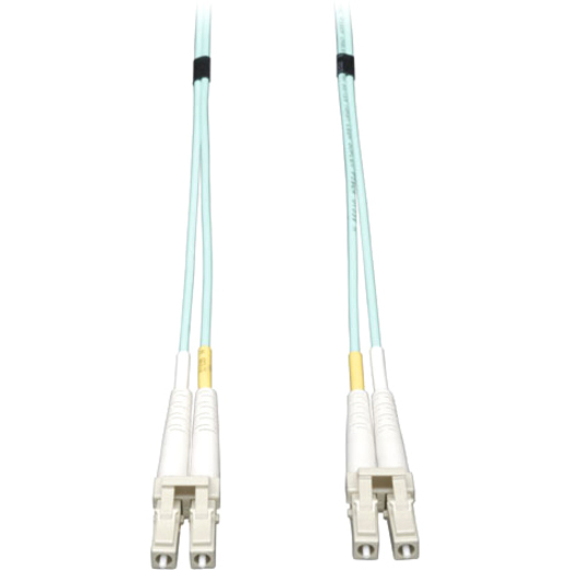 Tripp Lite by Eaton 10Gb Duplex Multimode 50/125 OM3 LSZH Fiber Patch Cable (LC/LC) - Aqua 25M (82 ft.)