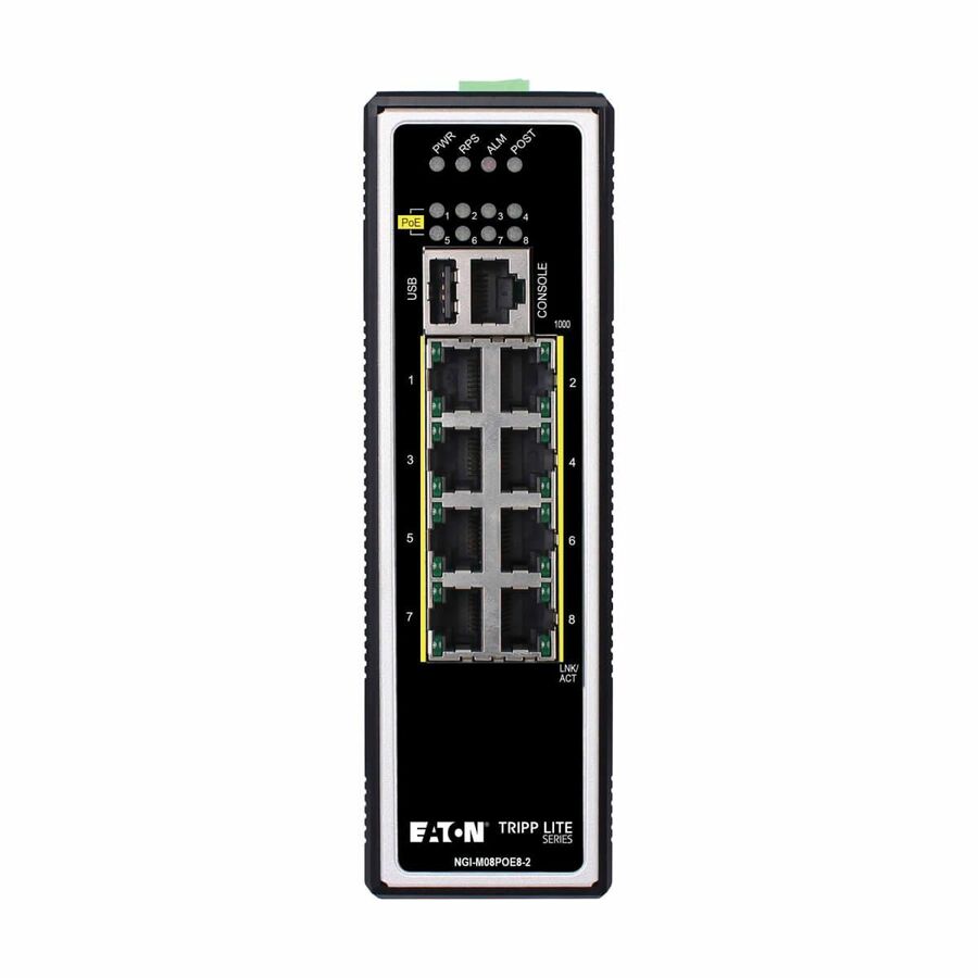 Tripp Lite by Eaton 8-Port Managed Industrial Gigabit Ethernet Switch