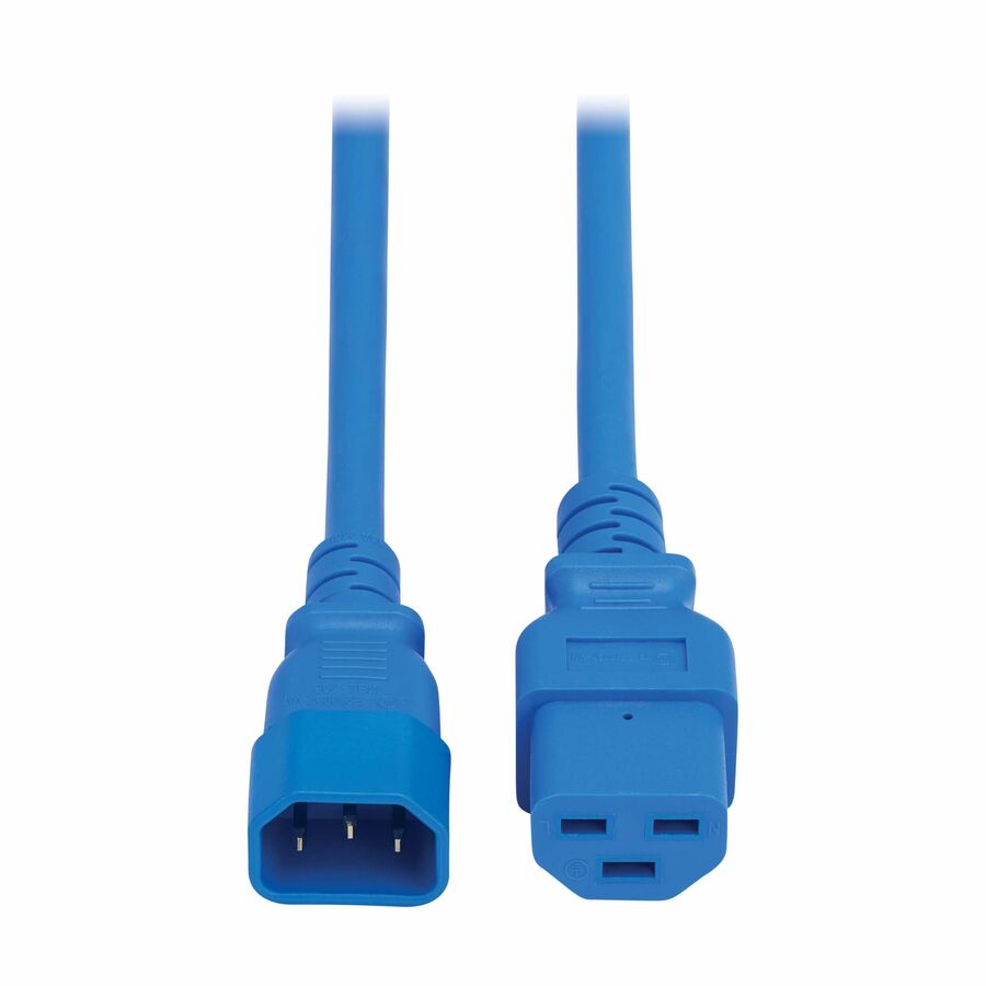 Eaton Tripp Lite Series Power Cord, C14 to C21 - Heavy-Duty, 15A, 250V, 14 AWG, 6 ft. (1.8 m), Blue