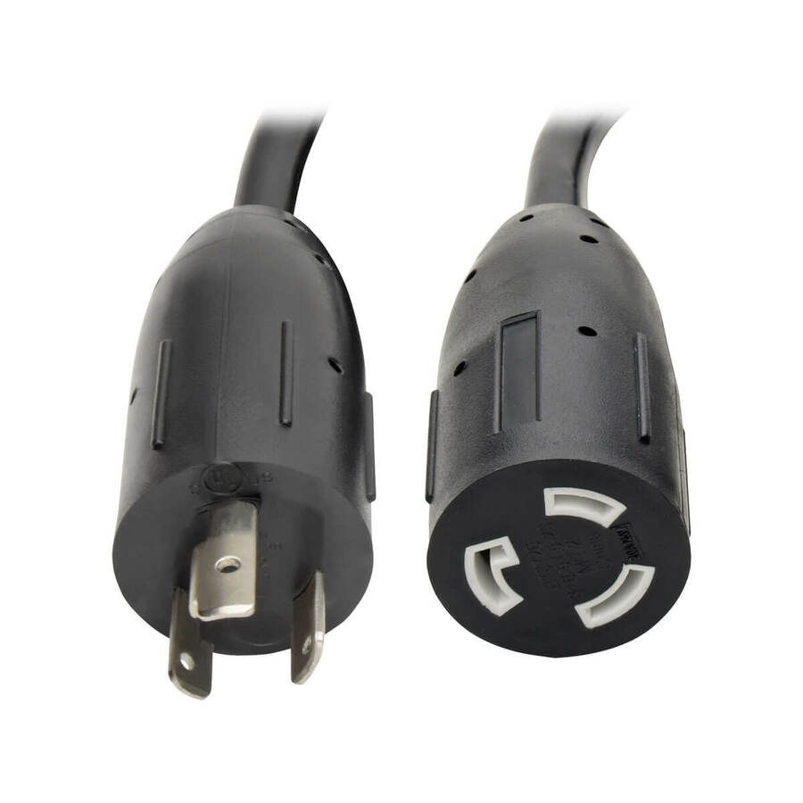 Tripp Lite by Eaton Power Extension Cord NEMA L5-20P to NEMA L5-20R- Heavy-Duty 20A 125V 12 AWG 15 ft. (4.57 m) Black Locking Connectors