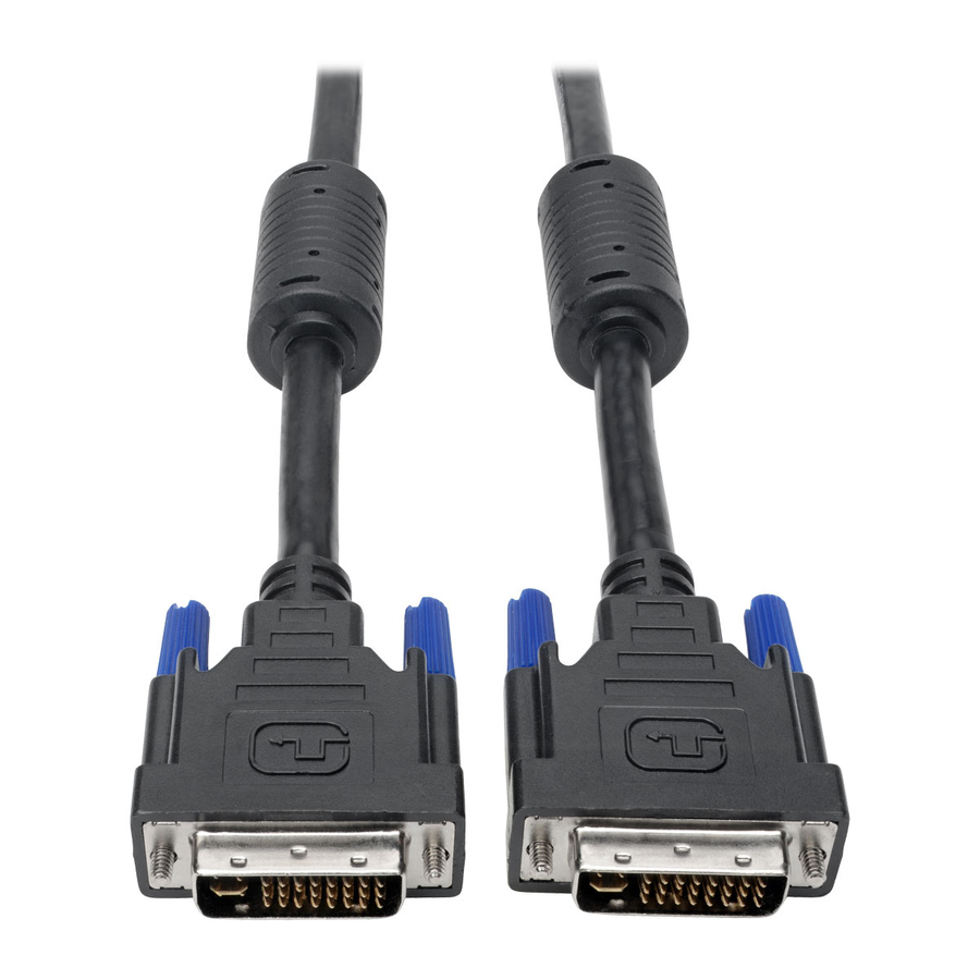 Eaton Tripp Lite Series DVI-I Dual Link Digital and Analog Monitor Cable (DVI-I M/M), 10 ft. (3.05 m)