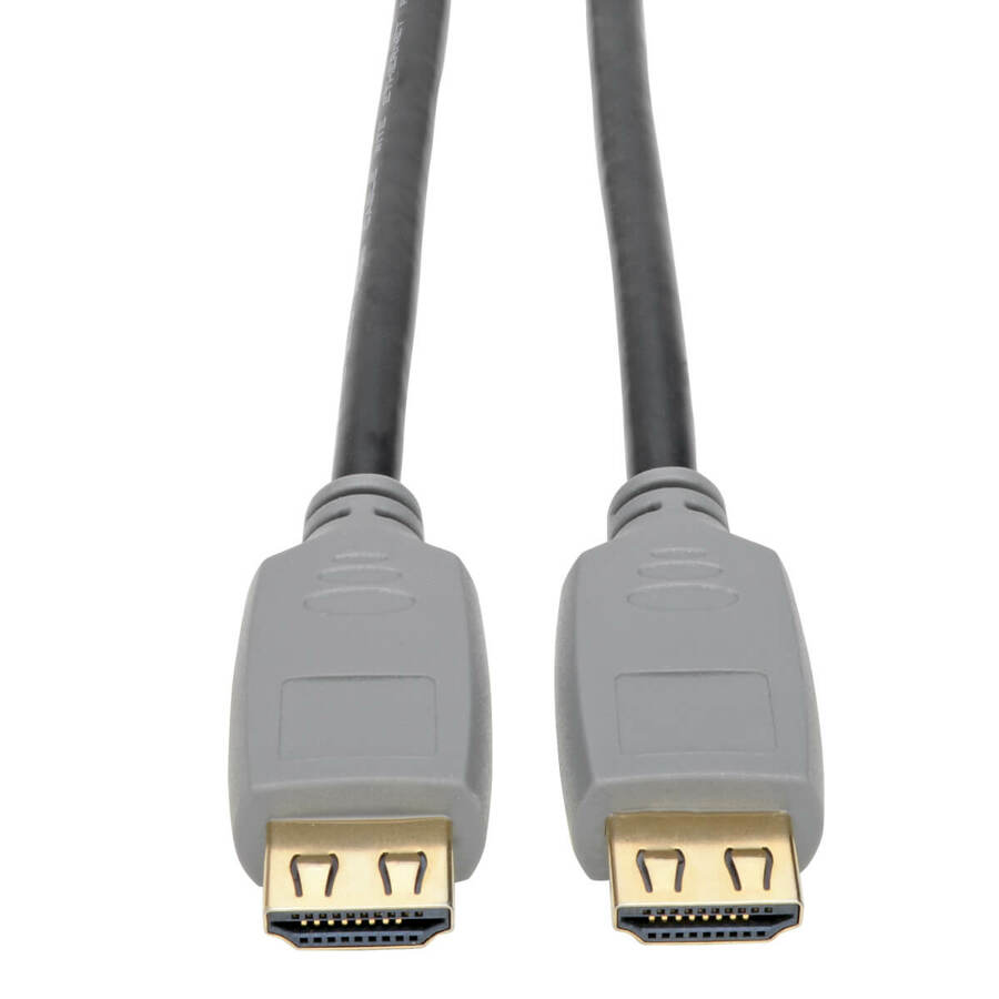 Tripp Lite by Eaton 4K HDMI Cable (M/M) - 4K 60 Hz HDR 4:4:4 Gripping Connectors Black 10 ft.