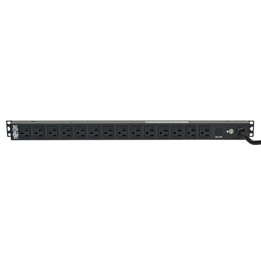 Tripp Lite by Eaton PDU 2.4kW Single-Phase 120V Basic PDU 14 NEMA 5-15/20R Outlets NEMA L5-20P Input 15 ft. (4.57 m) Cord 0U Vertical