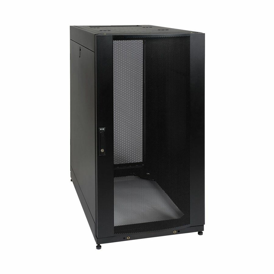 Tripp Lite by Eaton 25U SmartRack Standard-Depth Half-Height Server Rack Enclosure Doors and Side Panels