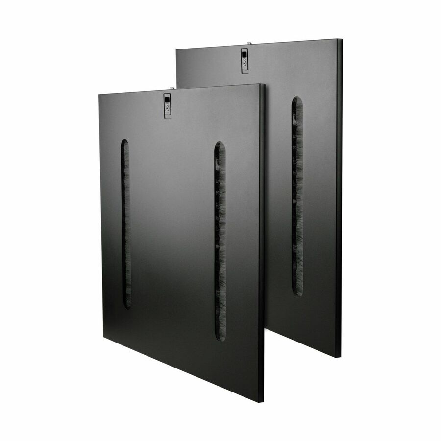 Eaton Tripp Lite Series SmartRack Pass-Through Side Panel with Key-Locking Latches for 42U Server Rack Cabinet, 2 Panels