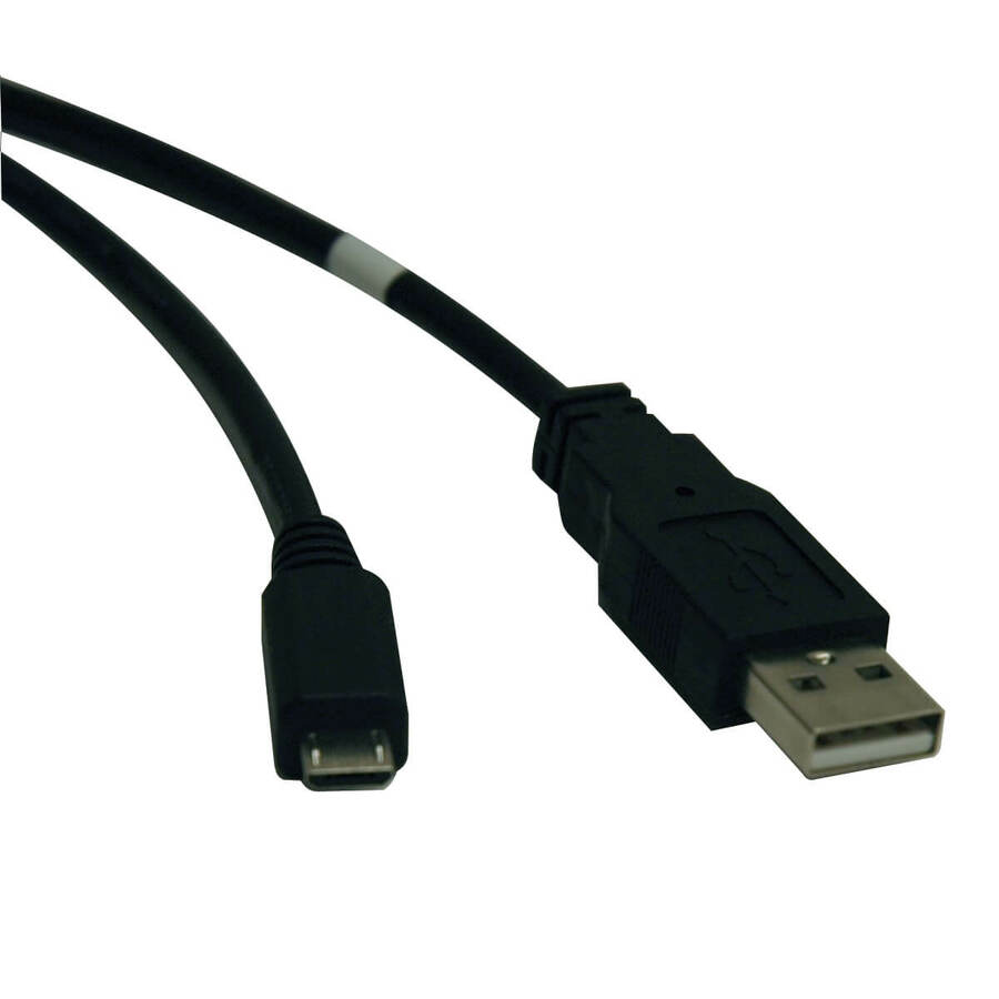 Eaton Tripp Lite Series USB 2.0 A to Micro-B Cable (M/M), 10 ft. (3.05 m)