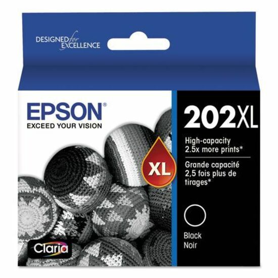 Epson Claria 202XL Original High Yield Inkjet Ink Cartridge - Black Pack