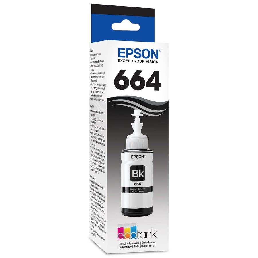 Epson T664, Black Ink Bottle