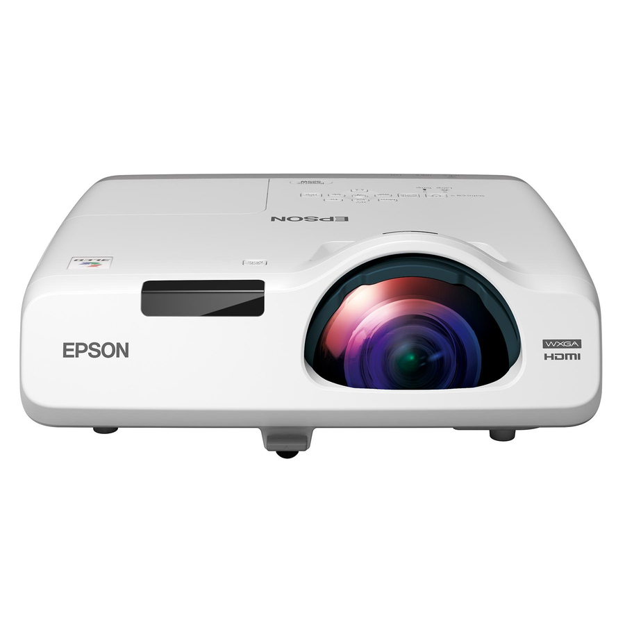 Epson PowerLite 525W Short Throw LCD Projector - 16:10 - White