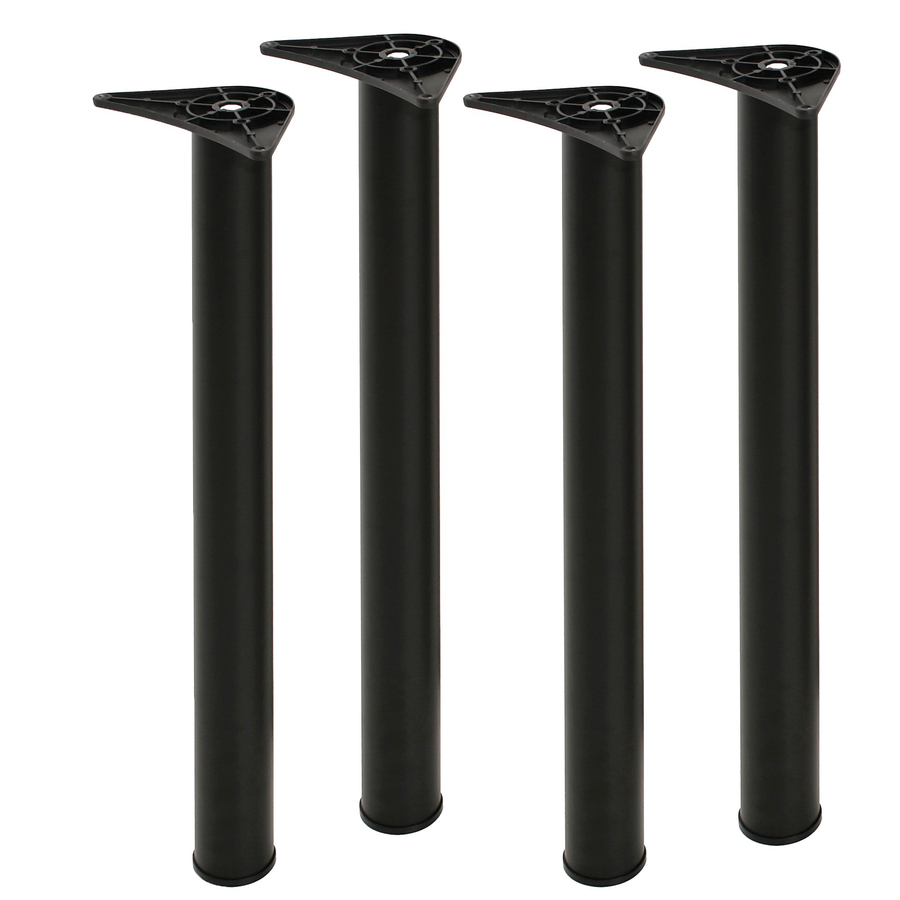 2 3/8IN LEG IN BLACK COLOR SET OF 4PCS