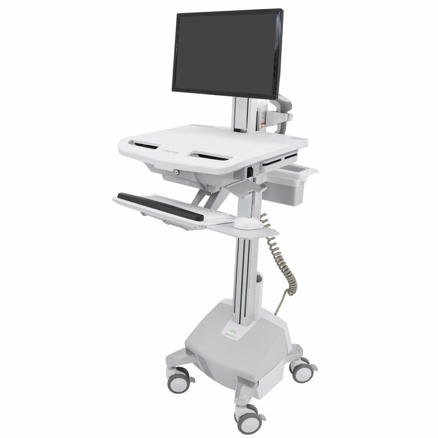 Ergotron StyleView Electric Lift Cart with LCD Pivot, LiFe Powered, US/CA/MX