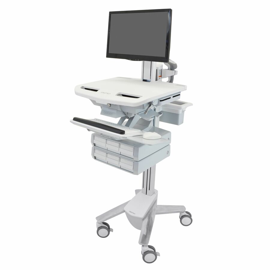 Ergotron StyleView Cart with LCD Pivot, 6 Drawers (3x2)