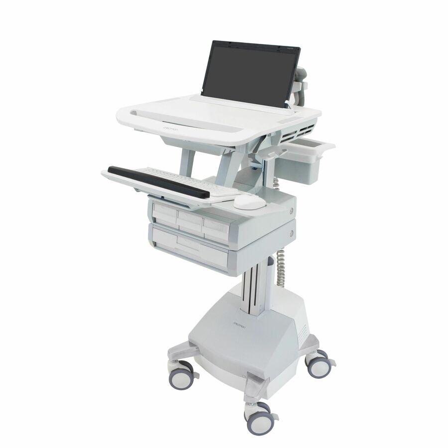 Ergotron StyleView Laptop Cart, SLA Powered, 4 Drawers (3x1+1), US/CA/MX