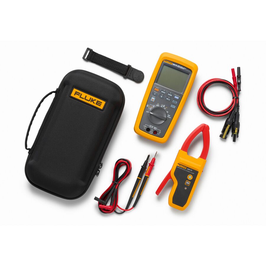 CAT III 1500V SOLAR KIT, 283FC TRMS DMM, A283FC CLAMP, MC4