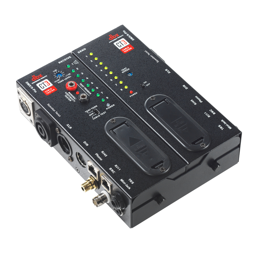 dbx CT3 Audio Cable Tester