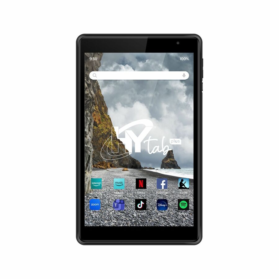 Hyundai HyTab Plus 8WB3 Tablet - 8" HD - Allwinner A523 - 4 GB - 64 GB SSD - Android 13 - Black