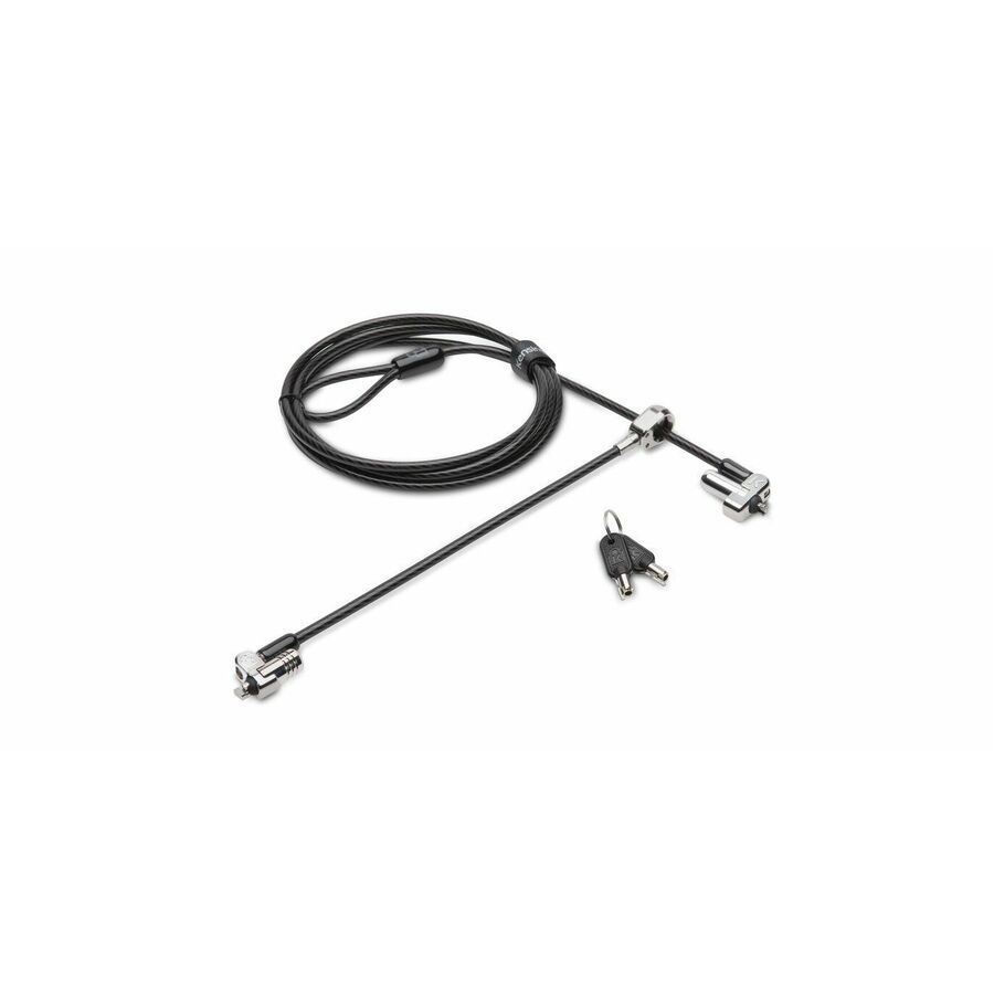 Kensington N17 Keyed Dual Head Laptop Lock for Dell Devices - TAA