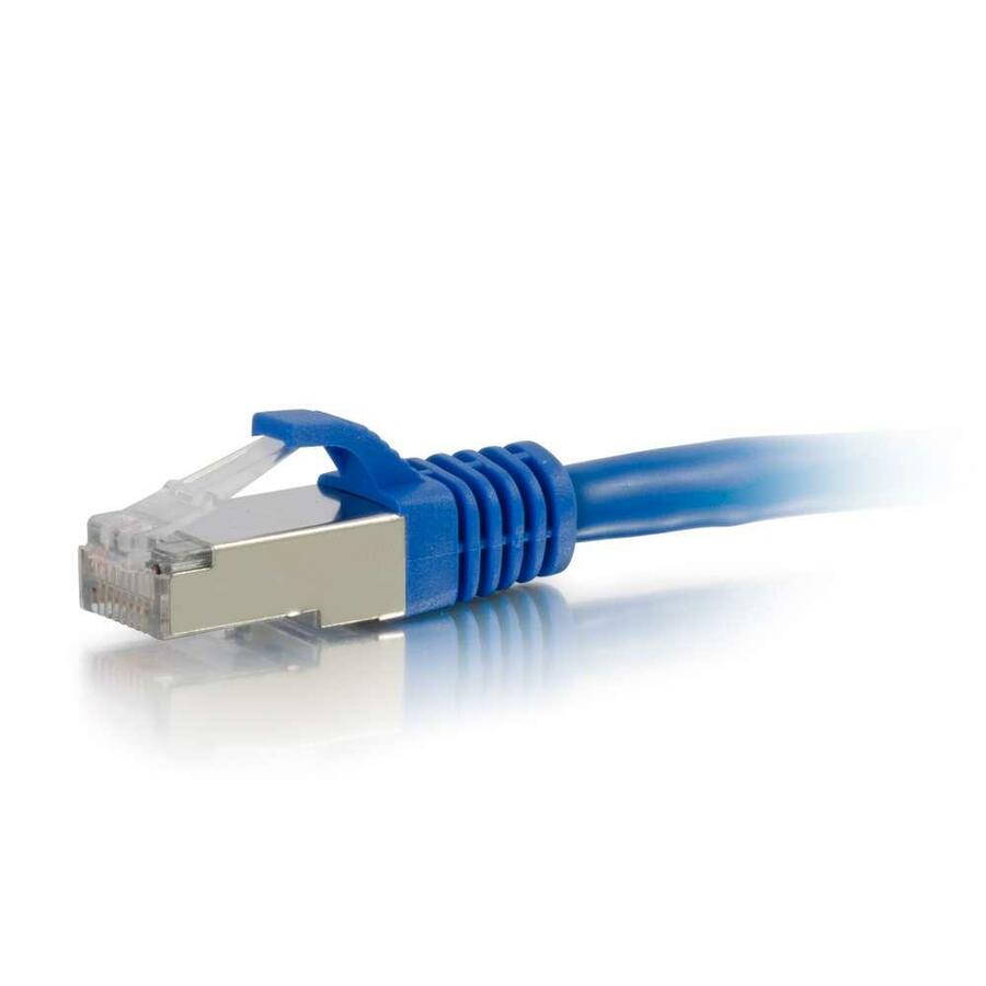 C2G 7ft Cat6 Ethernet Cable - Snagless Shielded (STP) - Blue