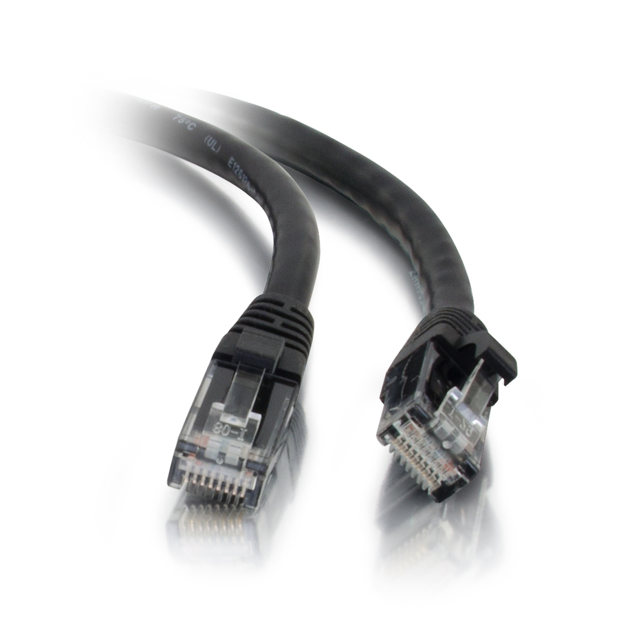 C2G 10ft Cat5e Ethernet Cable - Snagless Unshielded (UTP) - Black