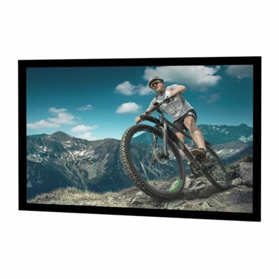 Da-Lite Cinema Contour Projection Screen - Fixed Frame Screen with 3in Wide Beveled Frame - 123in