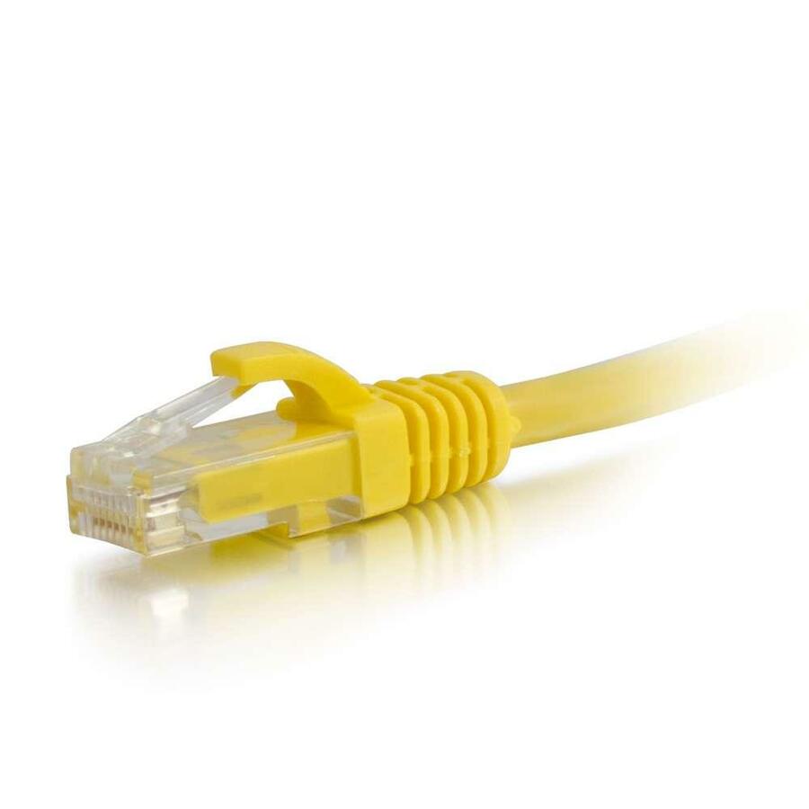 C2G 1ft (0.3m) Cat6 Snagless Unshielded (UTP) Ethernet Network Patch Cable - RJ-45 M/M - Yellow