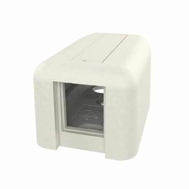 Ortronics Mounting Box for High Density Jack (HDJ), Module - Fog White