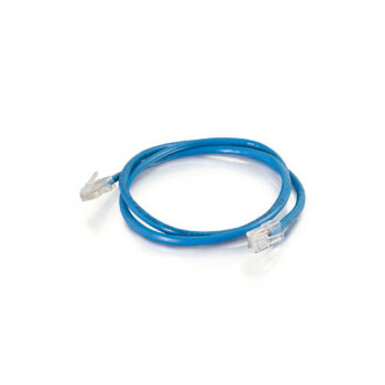 Quiktron 10ft VALUE Series Cat6 Non-Booted Patch Cord - Blue