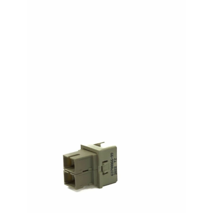 Ortronics TracJack Module, 2-SC Simplex Multimode, Beige Adapter, WM Ivory Housing