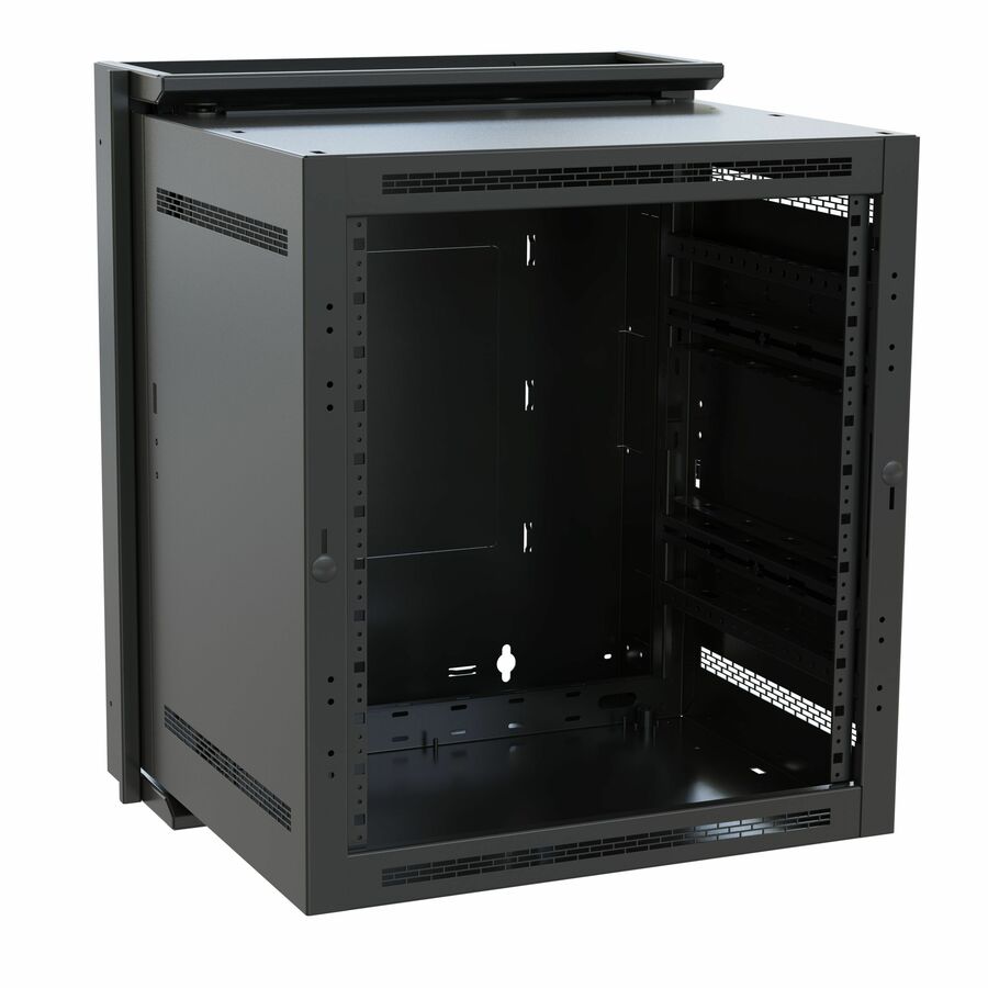 Middle Atlantic DWR 12RU Pivoting Wall Mount Rack - 22in Depth Wall Mount Cabinet - TAA Compliant