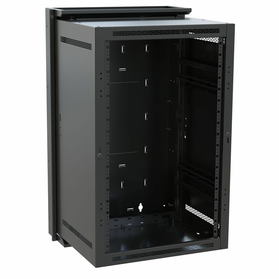 Middle Atlantic DWR 18RU Pivoting Wall Mount Rack - 17in Depth Wall Mount Cabinet - TAA Compliant