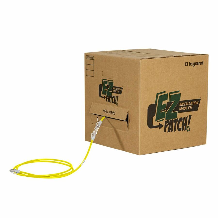 Ortronics EZ Patch Box, CAT6 5ft, Gray, Qty 50