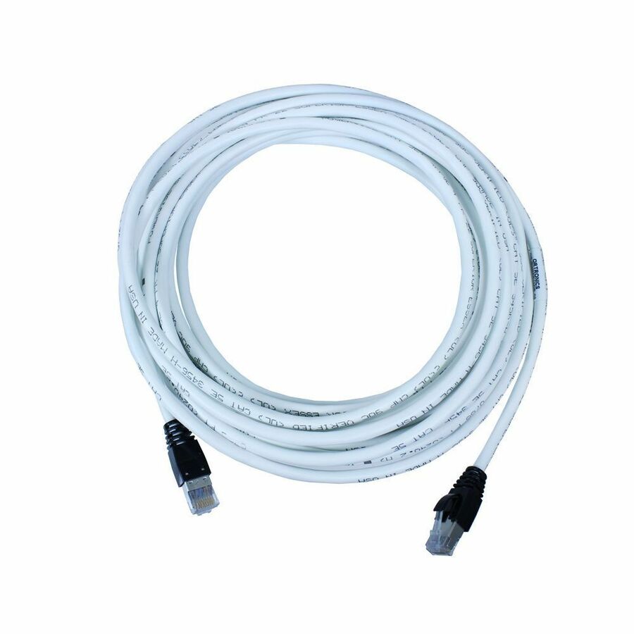 Ortronics PowerWise Cat5E solid cord Riser PVC, double ended 90ft, white