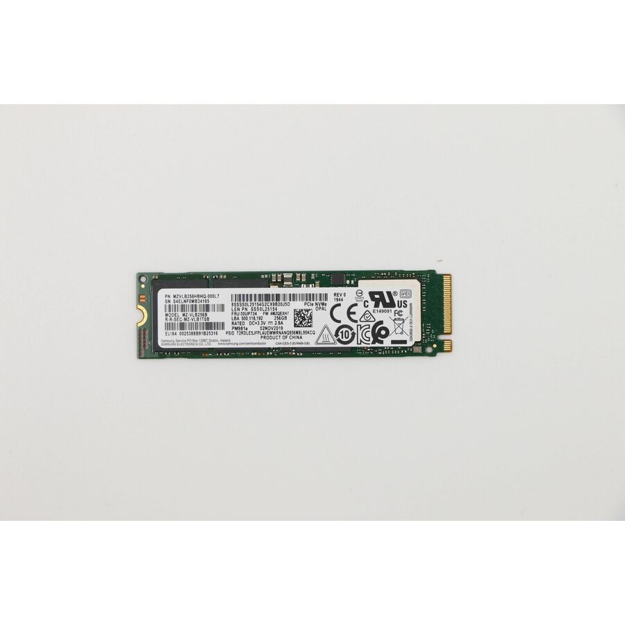 LENOVO DCG SOURCING 256 GB Solid State Drive - M.2 Internal - PCI Express (PCI Express 3.0 x4)
