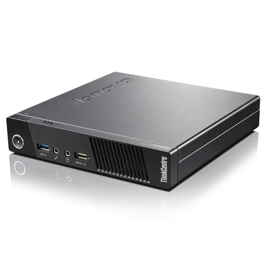 Lenovo ThinkCentre M73 10AX007WUS Desktop Computer - Intel Core i5 4th Gen i5-4590T - 4 GB - 128 GB Serial ATA/600 SSD - Tiny - Business Black