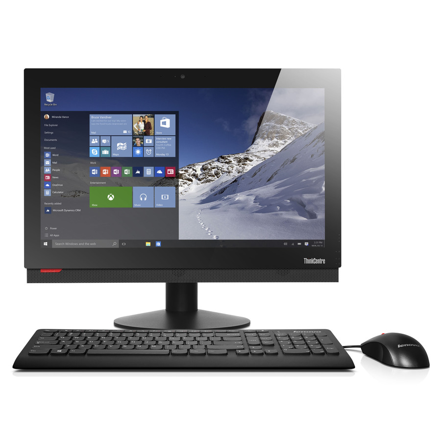 Lenovo ThinkCentre M800z 10ET0002US All-in-One Computer - Intel Core i5 6th Gen i5-6500 - 4 GB - 500 GB HDD - 21.5" - Desktop - Business Black