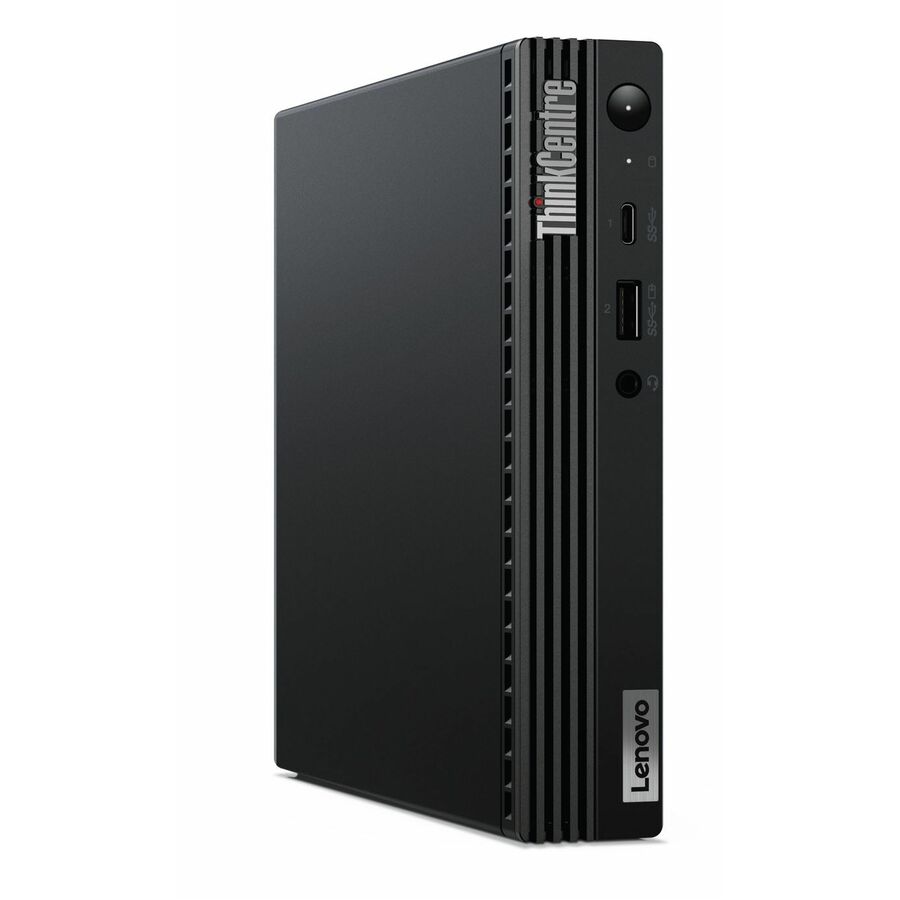 Lenovo ThinkCentre M75q Gen 2 11JN008XUS Desktop Computer - AMD Ryzen 3 PRO 5350GE - 8 GB - 256 GB PCI Express NVMe SSD - Tiny - Black