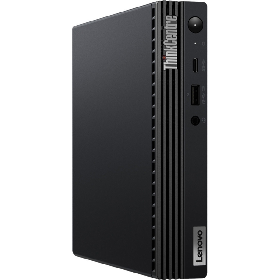 Lenovo ThinkCentre M70q Gen 3 11T30004US Desktop Computer - Intel Core i5 12th Gen i5-12400T - 8 GB - 256 GB PCI Express NVMe 4.0 SSD - Tiny - Black