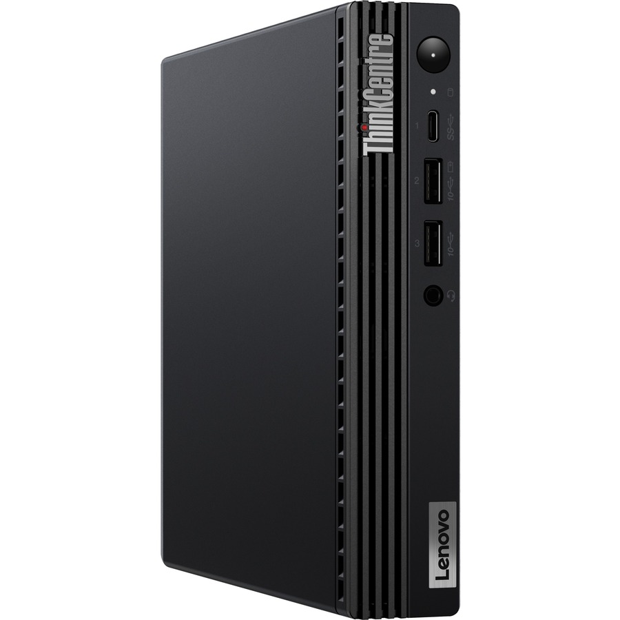 Lenovo ThinkCentre M70q Gen 3 11T30005US Desktop Computer - Intel Core i5 12th Gen i5-12400T - 8 GB - 256 GB PCI Express NVMe 4.0 SSD - Tiny - Black