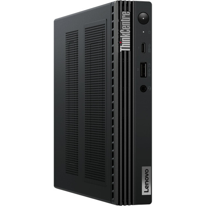 Lenovo ThinkCentre M90q Gen 3 11U5002SUS Desktop Computer - Intel Core i3 12th Gen i3-12100T - 8 GB - 128 GB PCI Express SSD - Tiny - Raven Black